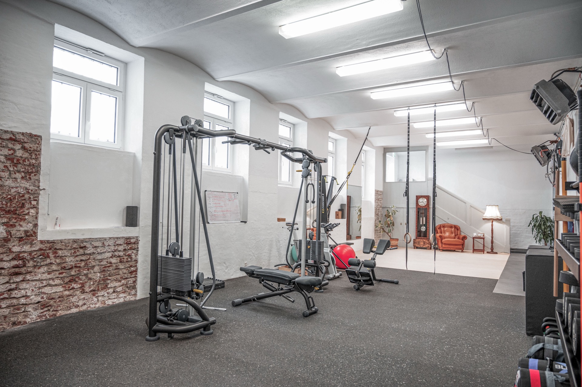 Trainingsfläche im Studio